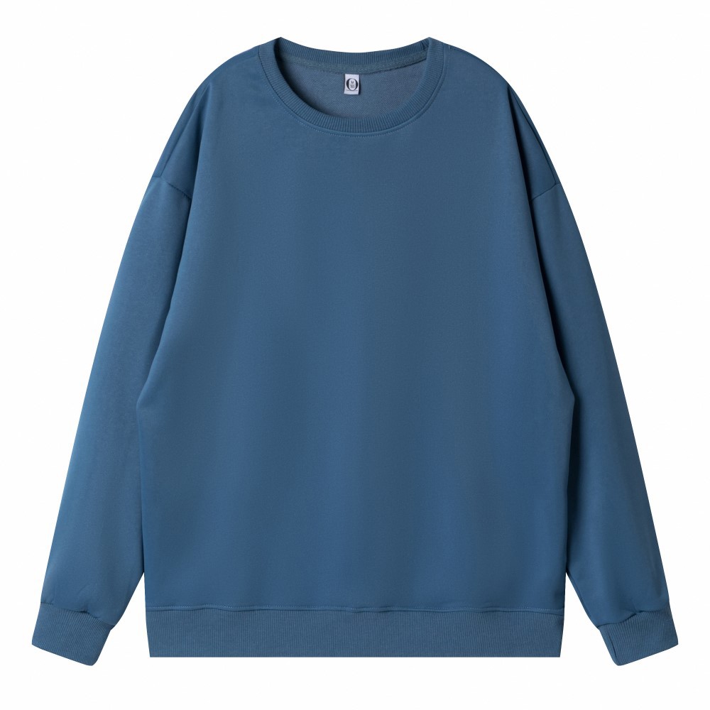 Customize Crewneck Sweatshirt  Dark Grey Blue