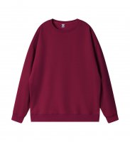Customize Crewneck Sweatshirt Wine Red